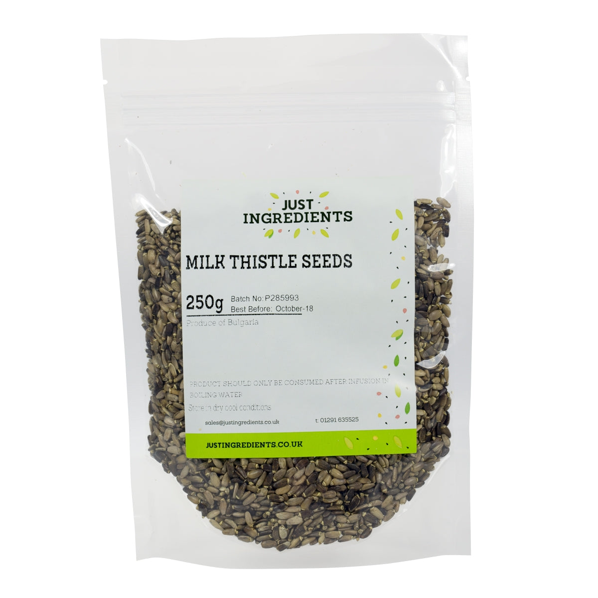 JustIngredients Milk Thistle Seeds